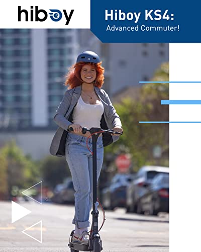 Hiboy KS4 Electric Scooter, Upgraded 350W Motor(Max 500W), 19 MPH 17 Miles Range
