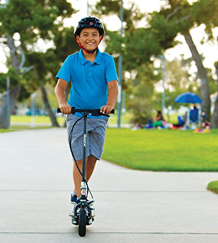 Razor E100 Glow Electric Scooter for Kids Age 8+, LED Light-Up Deck