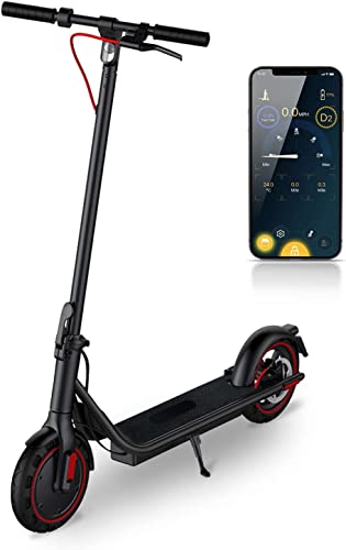 Electric Scooter 450W Powerful Motor,19mph Speed and 8.5” Honeycomb Solid Tires