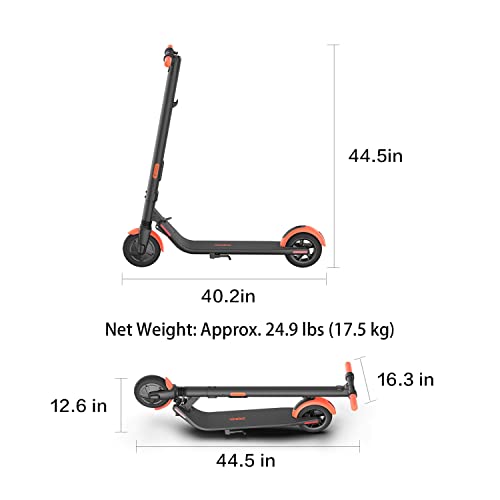 Segway Ninebot ES1L Electric Kick Scooter - 250W Motor, 12.4 Mile Range & 12.4 MPH