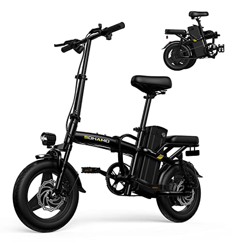 Electric Bike, Foldable Electric Bicycles for Women, Teens, Men