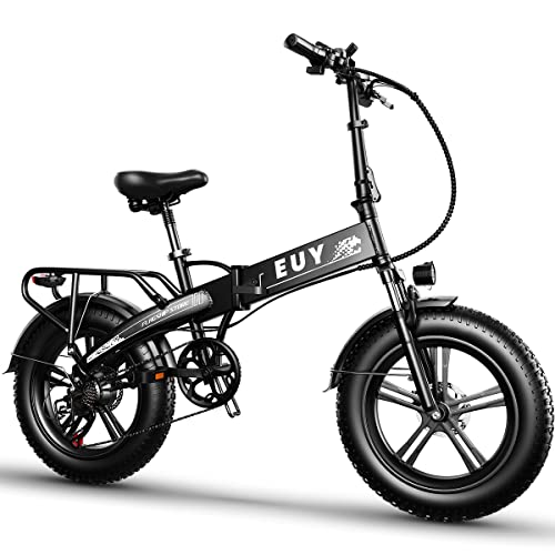 Auloor Electric Bike,750W for Adults, 20" Fat Tire, 30MPH Folding Electric Bike