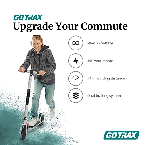 Gotrax XR Ultra Electric Scooter, 8.5" Pneumatic Tire, Max 17 Mile and 15.5 Mph 300W Motor