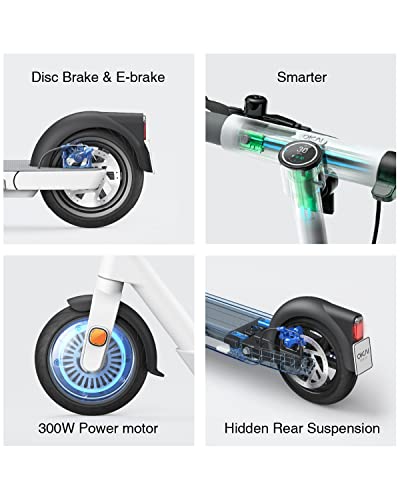 OKAI Neon Electric Scooter - Up to 15.5 MPH, 25 Miles Range Electric Scooter for Adults