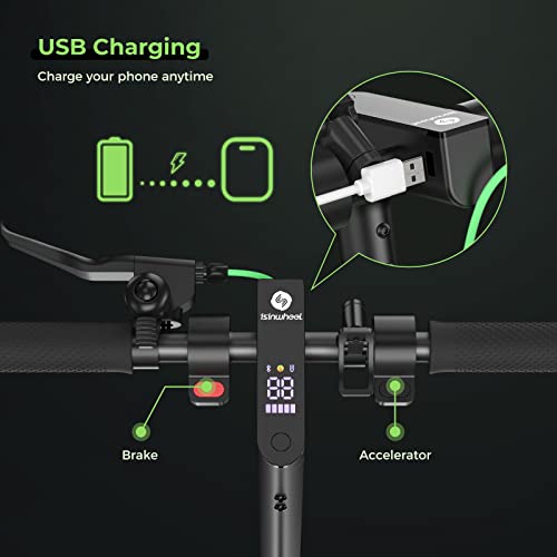 isinwheel S9 Max Electric Scooter 22 Miles Long Range and 21 MPH