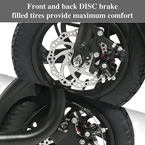 SEHOMY Electric Scooter with Seat for Adults, Portable Scooters Adults 15.5MPH Lightweight