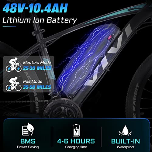 Vivi Electric Bike for Adults Ebike 500W,27.5" E Bike for Adults