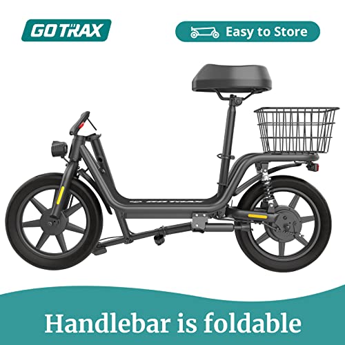 Gotrax FLEX Electric Scooter with Seat for Adult Commuter,16 Miles Range&15.5Mph Power by 400W Motor