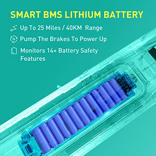 NIU KQi2 Electric Scooter for Adults - 300W Power, Upto 25 Miles Long Range