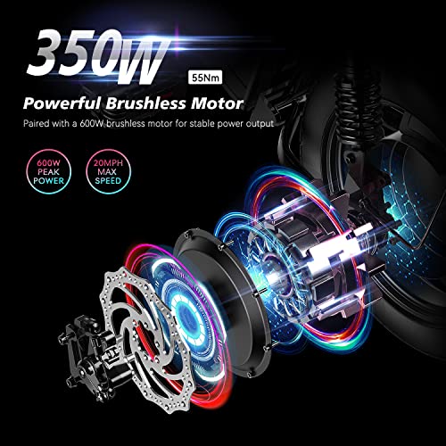 Electric Bike, Foldable Electric Bicycles for Women, Teens, Men